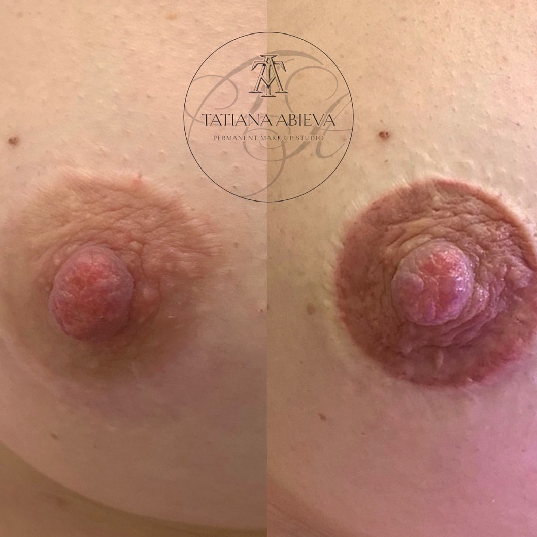 перманентный макиях ареолв студии Татьяны Абиевой